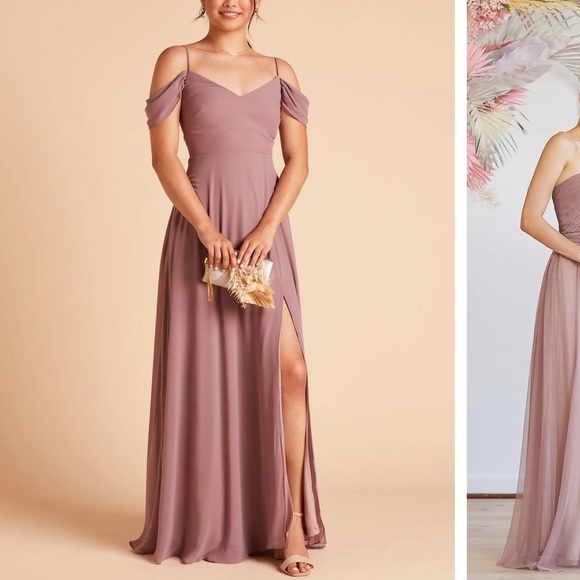 NWT Birdy Grey Devin Convertible Dress In Dark Mauve Size X Small - Picture 9 of 10